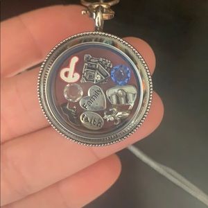 Origami Owl Charms in silver and gemstone